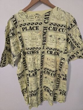 Vintage YES U.S. Can Cut King Crack Mary's Valley AOP Mens Large One Size